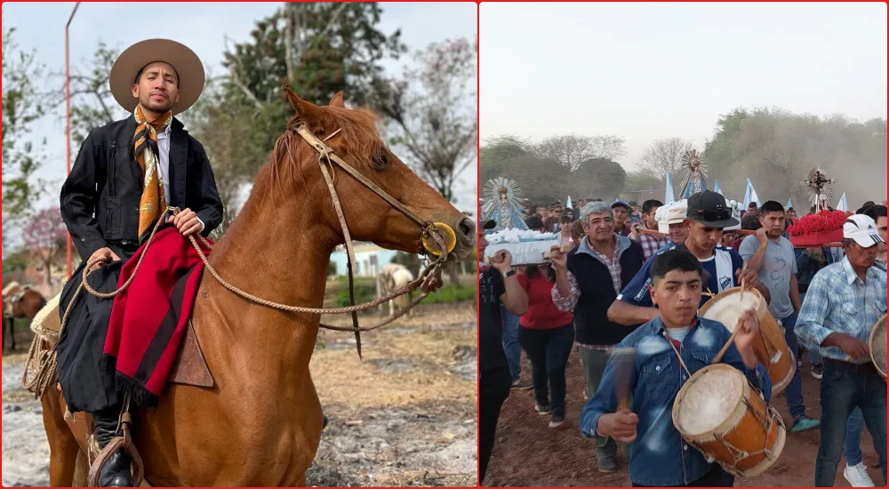 Joaquín Sosa en las fiestas patronales de Los Rosales