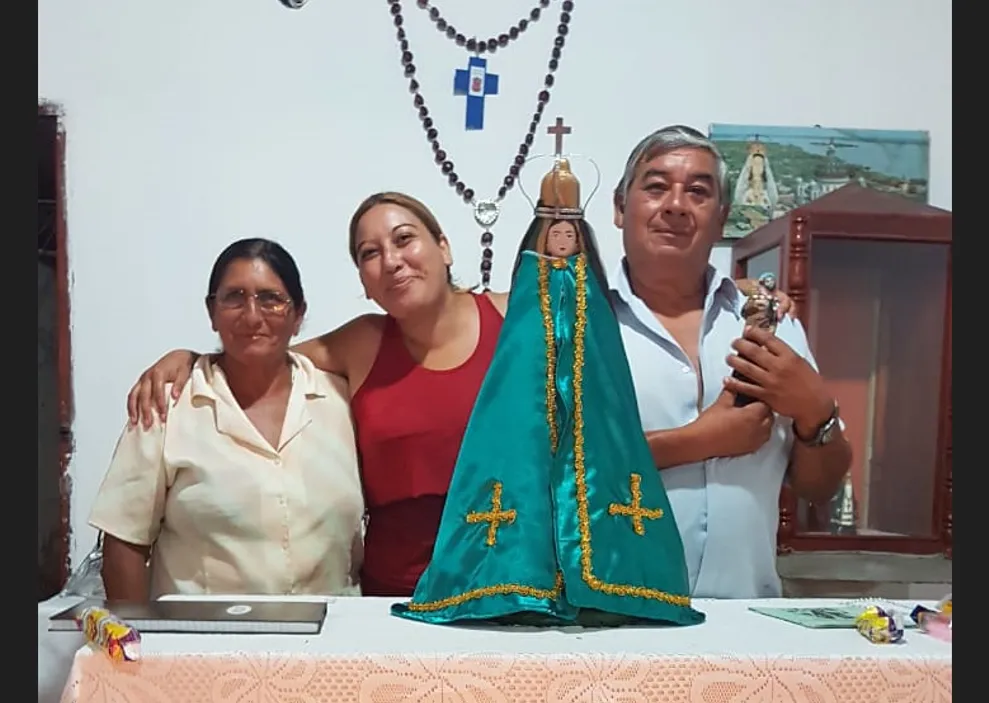 Cecy y sus padres