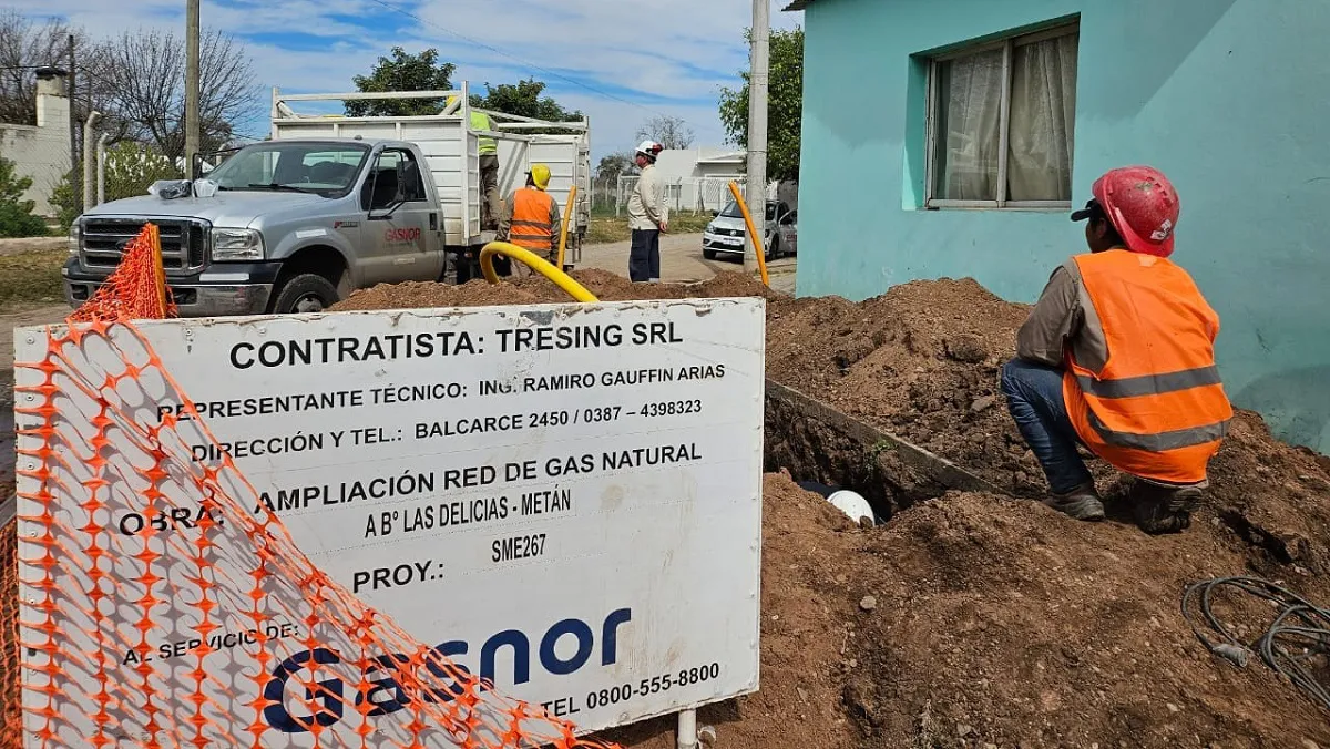Gas gasnor Metán