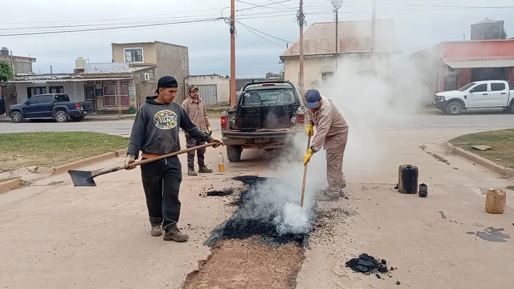 Bacheo en JVG
