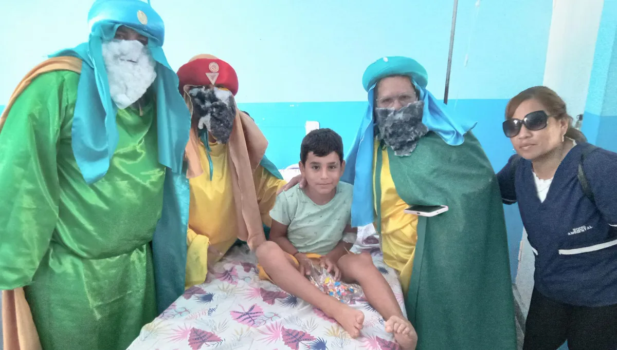 Reyes Magos en el Hospital Lajitas
