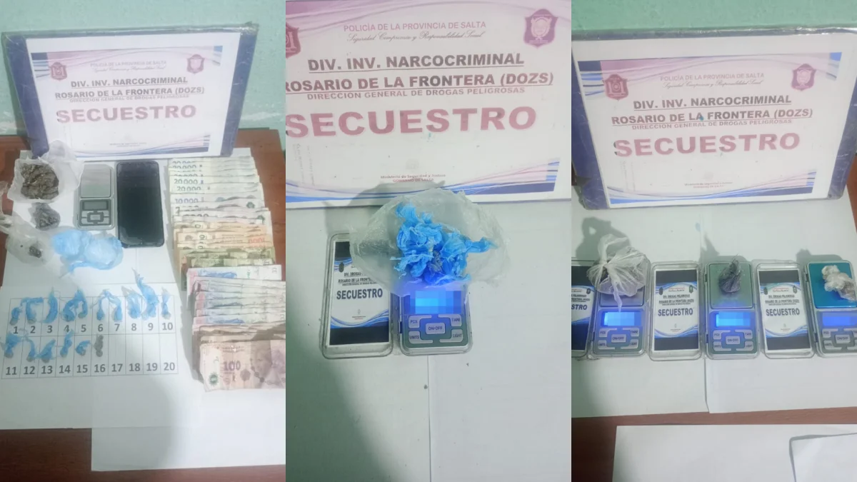 Secuestro droga