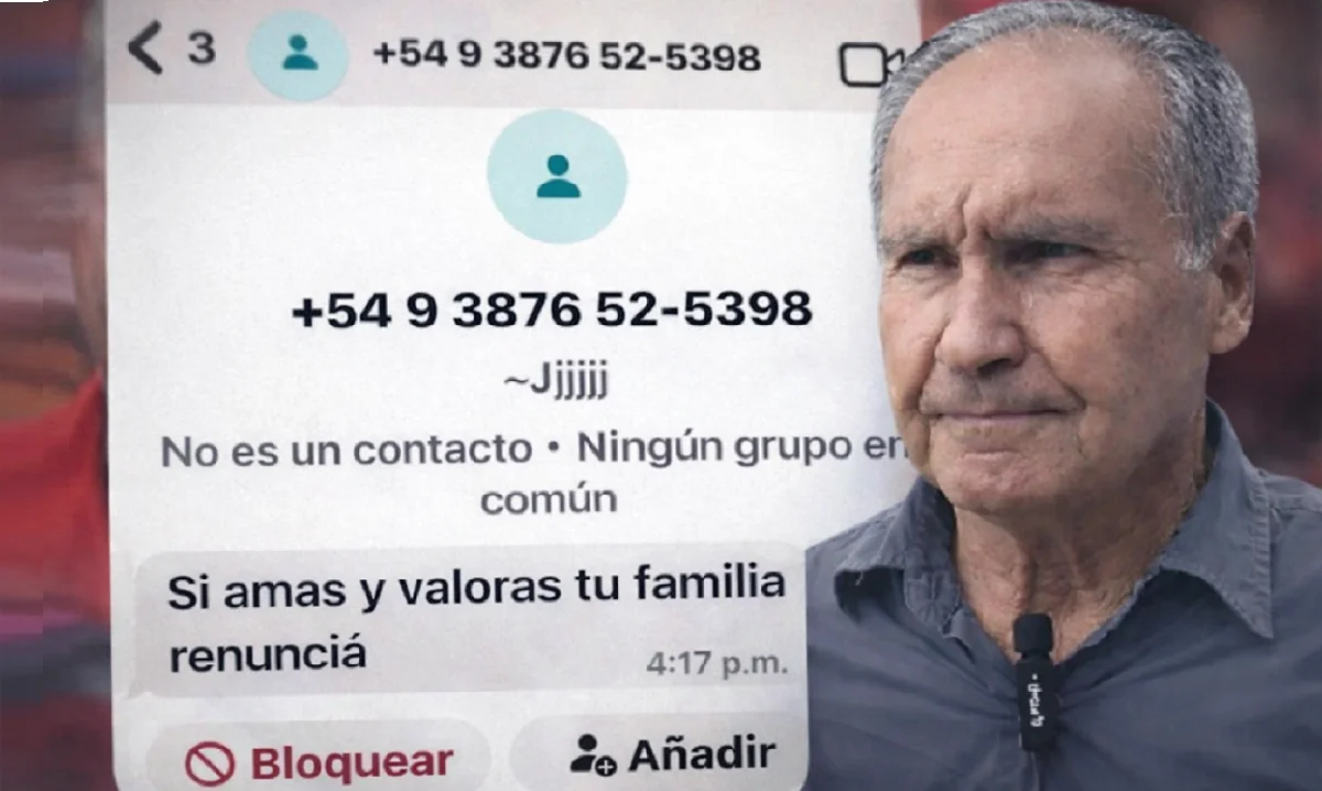 Federico Delgado - amenaza