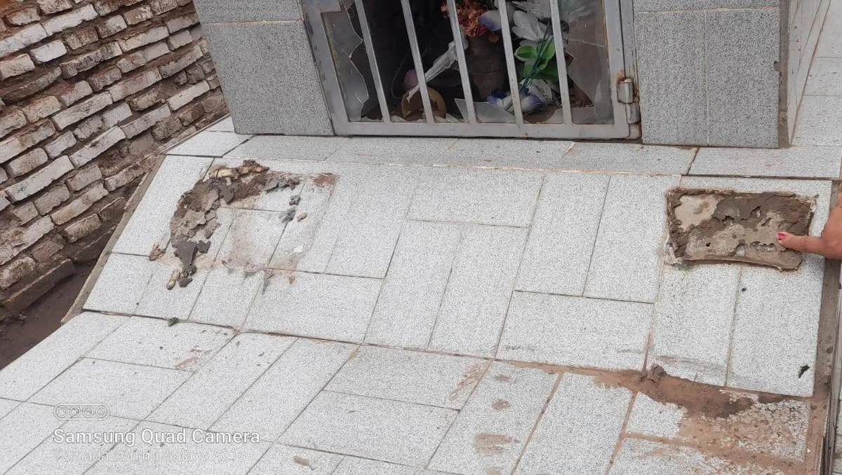 Vandalismo en Olleros