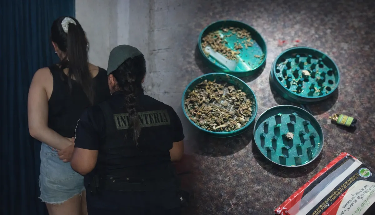 DETENIDA DROGAS
