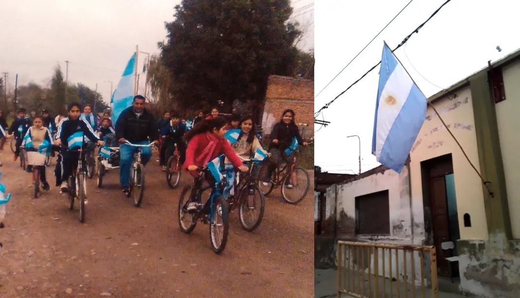 bandera excombatiente malvinas