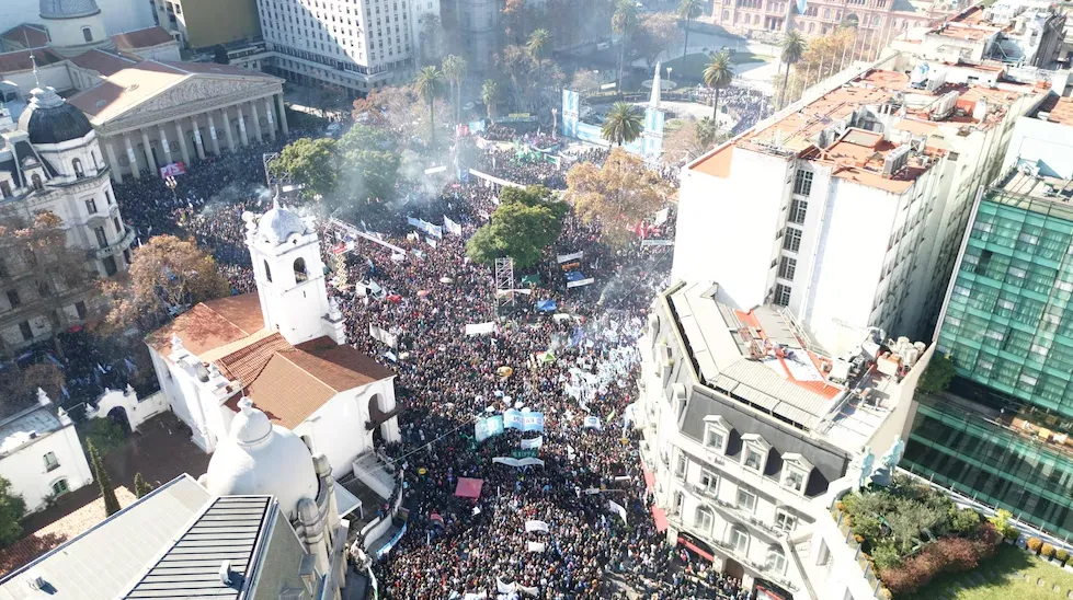 Plaza de Mayo PJ Cristina