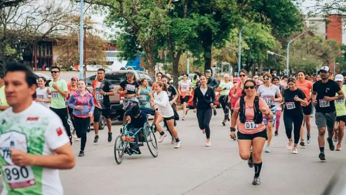 Marcha aeróbica en Metán