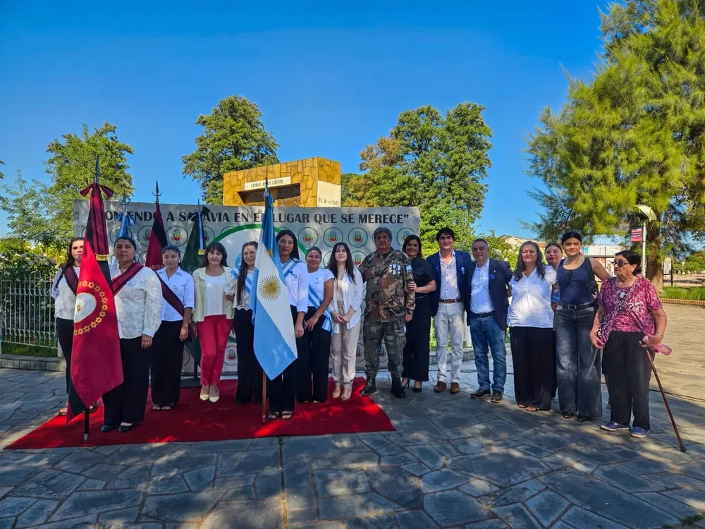 Homenaje Malvinas en Saravia