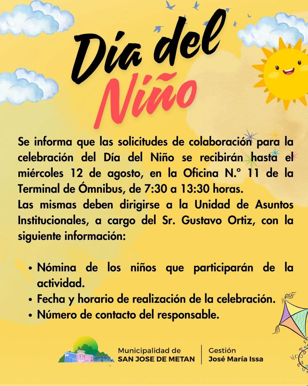 flyer dia del niño