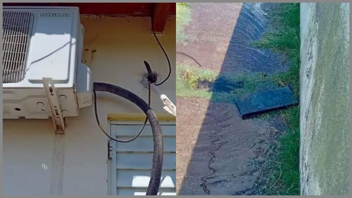 Vandalismo en Joaquín V. González