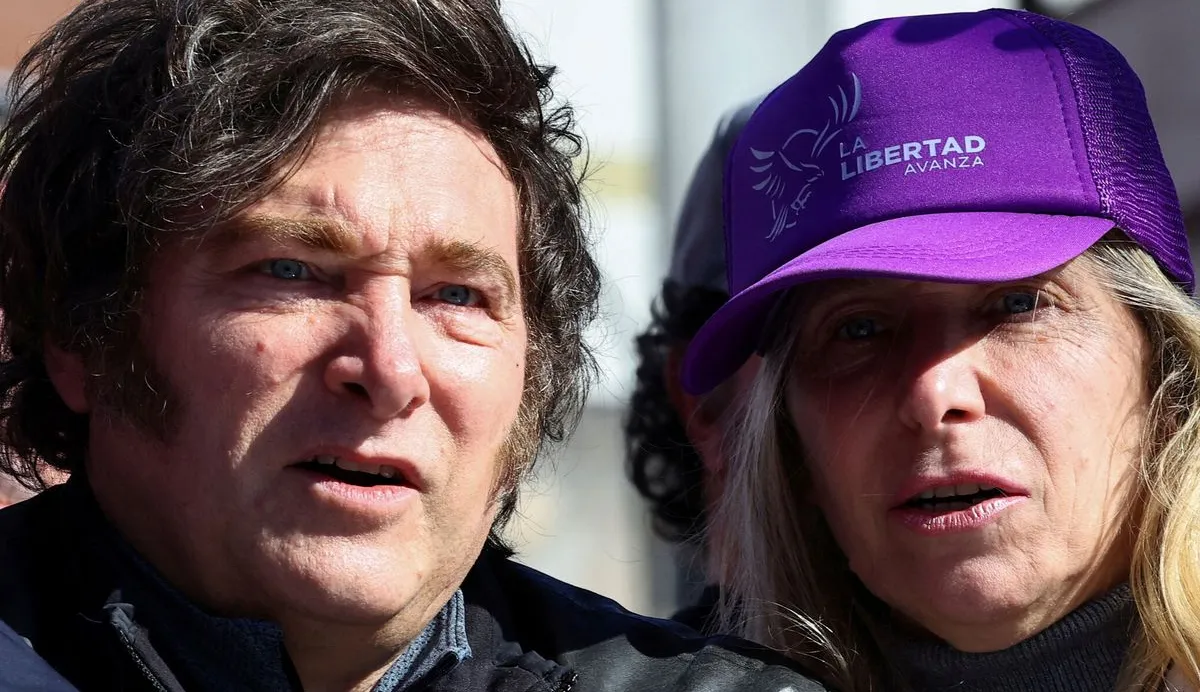 Javier y Karina Milei