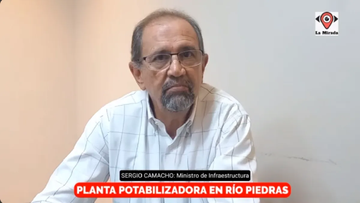 Ministro de Infraestructura, Ing. Sergio Camacho