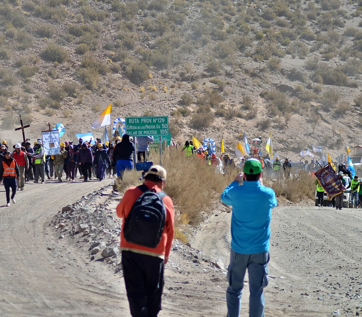 Peregrinos del Milagro desde Nazareno