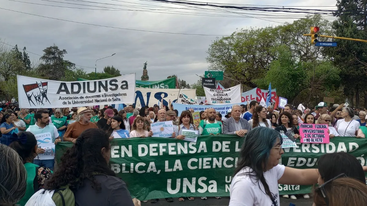 Manifestacion en Salta