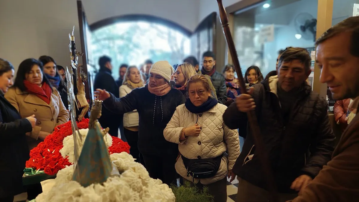 Imágenes peregrinas del Señor y la Virgen del Milagro unieron a Metán en fe  y esperanza
