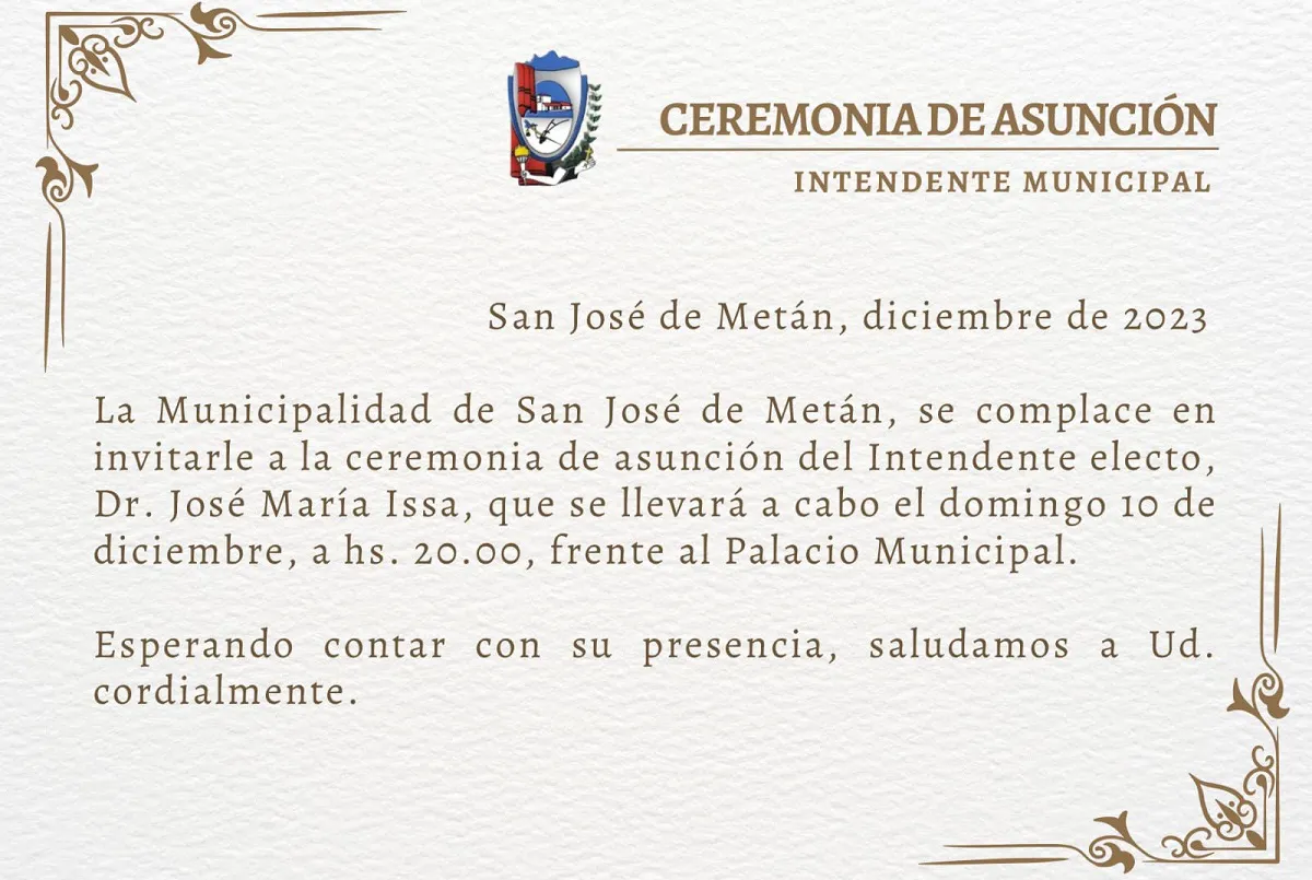 Tarjeta Asunción Issa