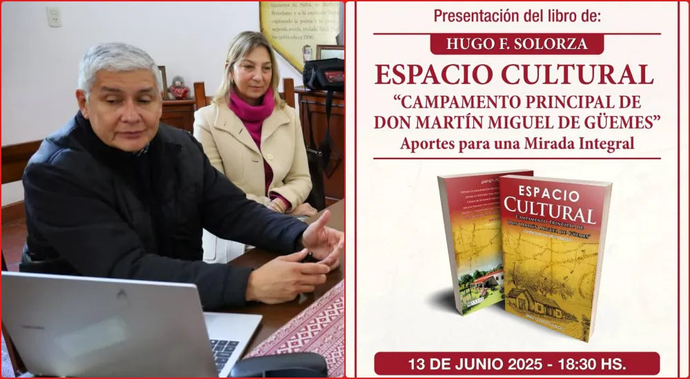 Solorza presenta libro