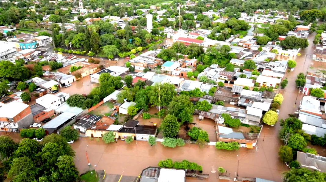 Inundación en El Galpón
