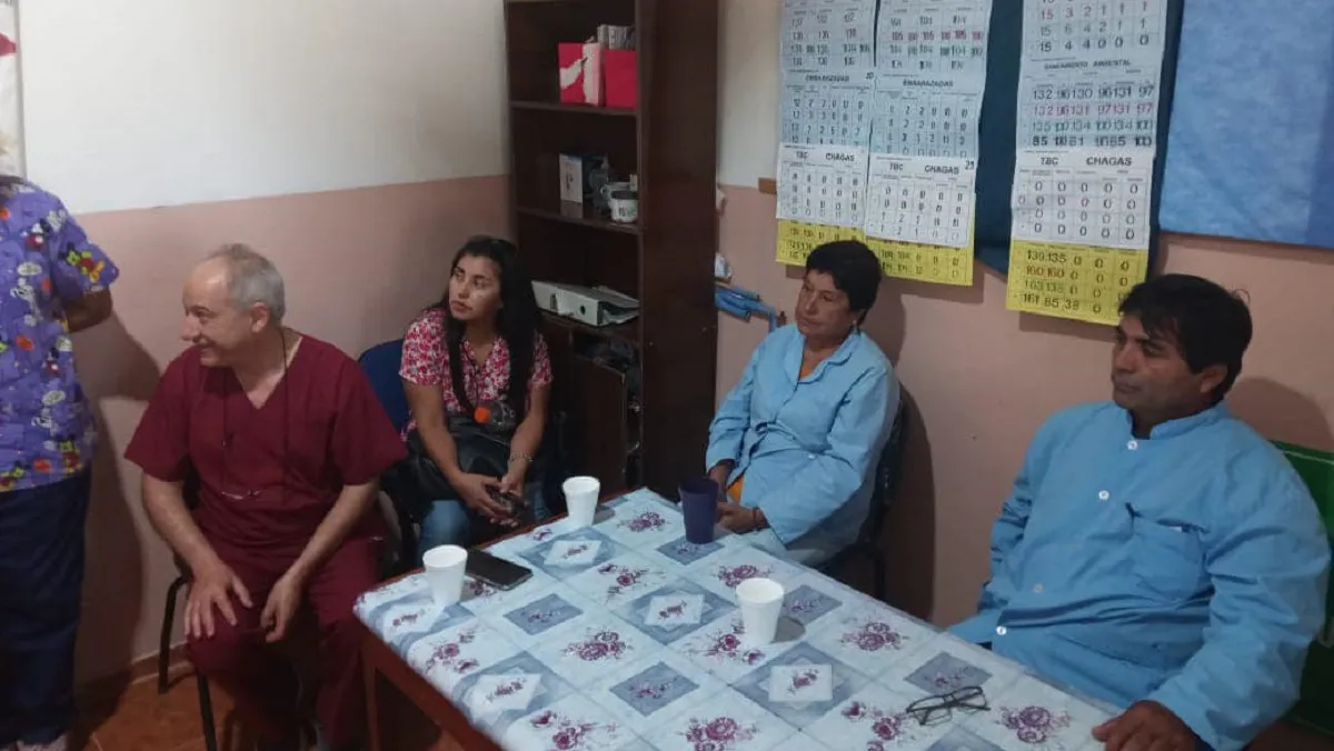 Visita epidemiológica en Las Lajitas