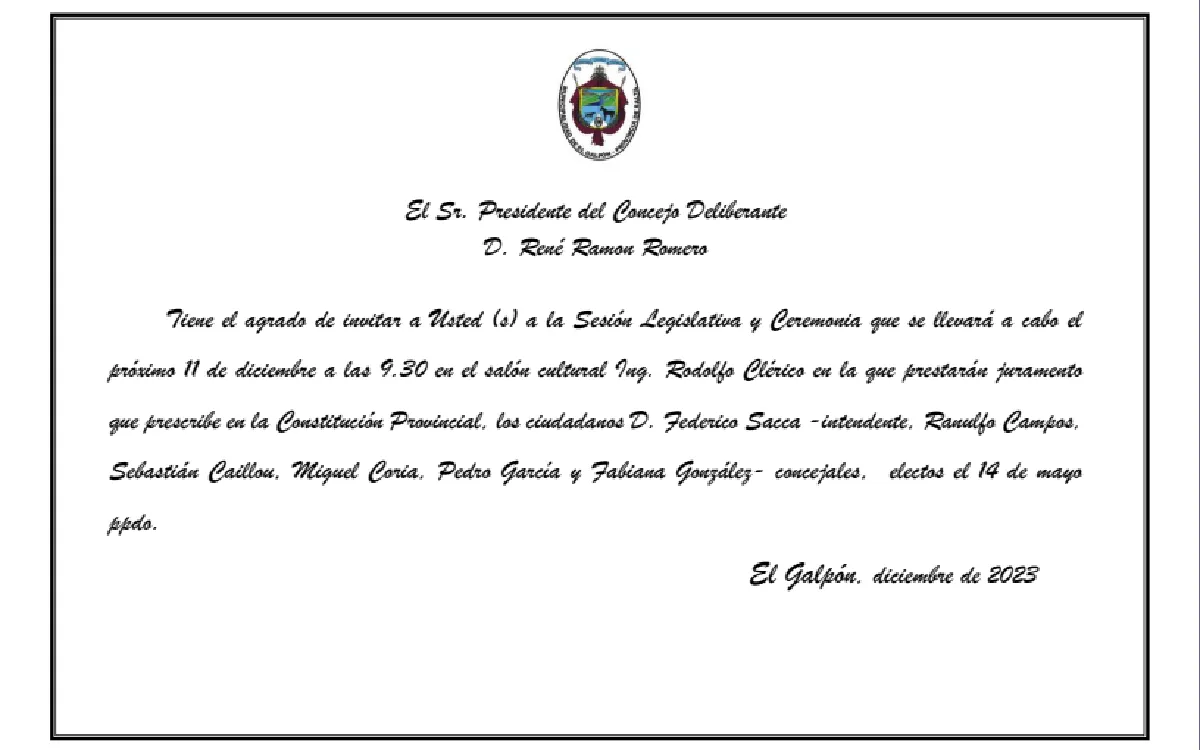 René Concejal Galpón