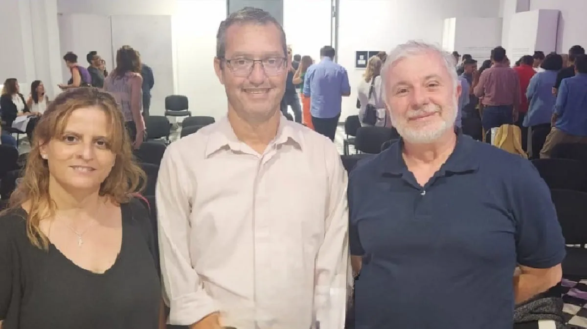 Luis Caram, Rosario Caro y Diego Ashur