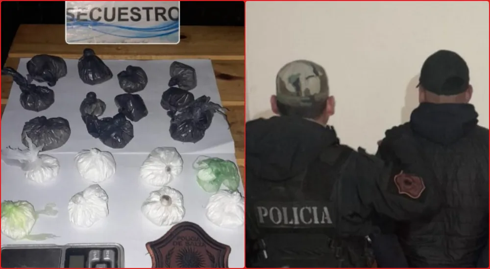 Policía secuestro drogas