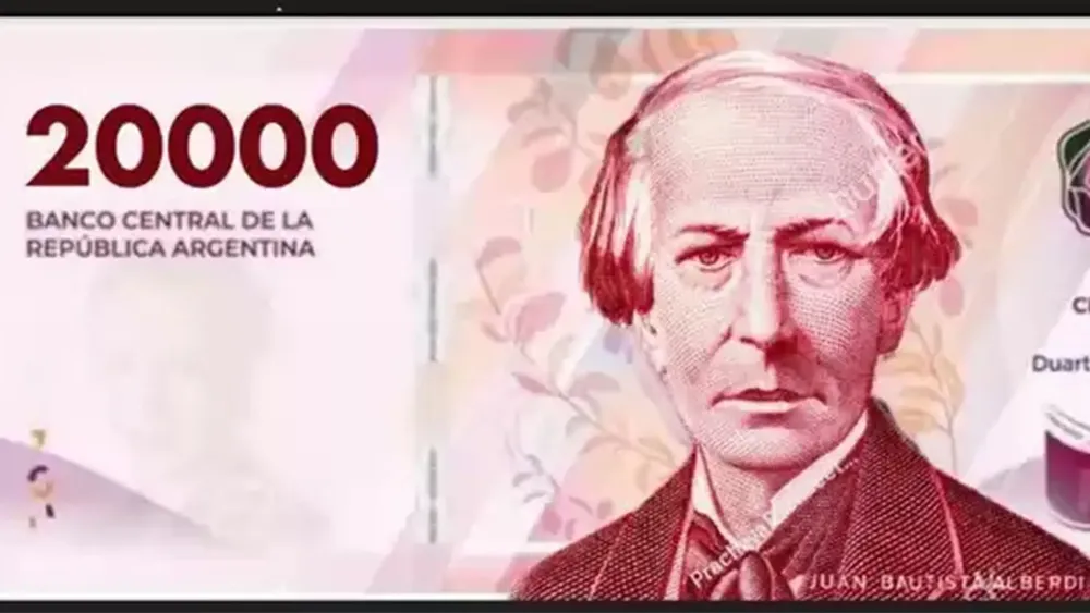billete de 20 mil