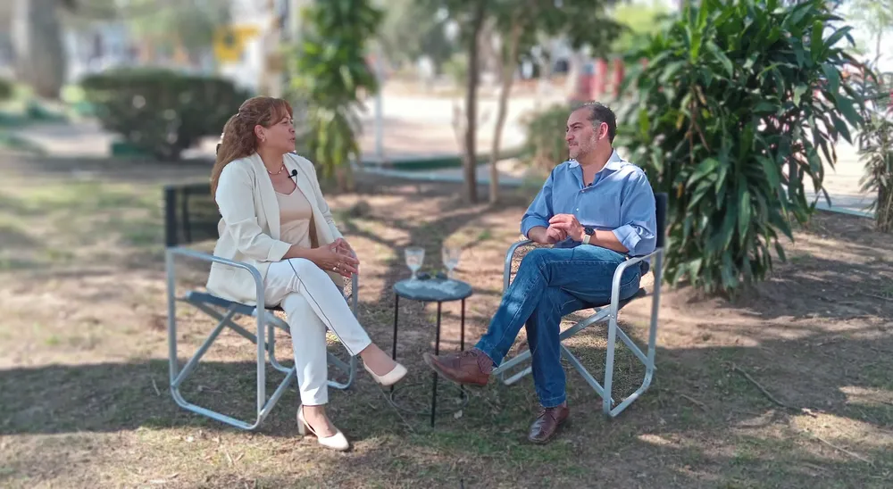 Jaime en La Mirada con José Coria