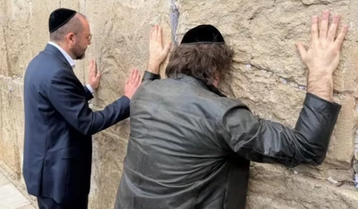 Javier Milei en ISrael