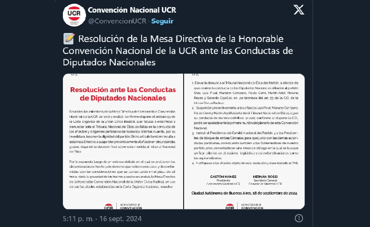 Convencion Nacional UCR