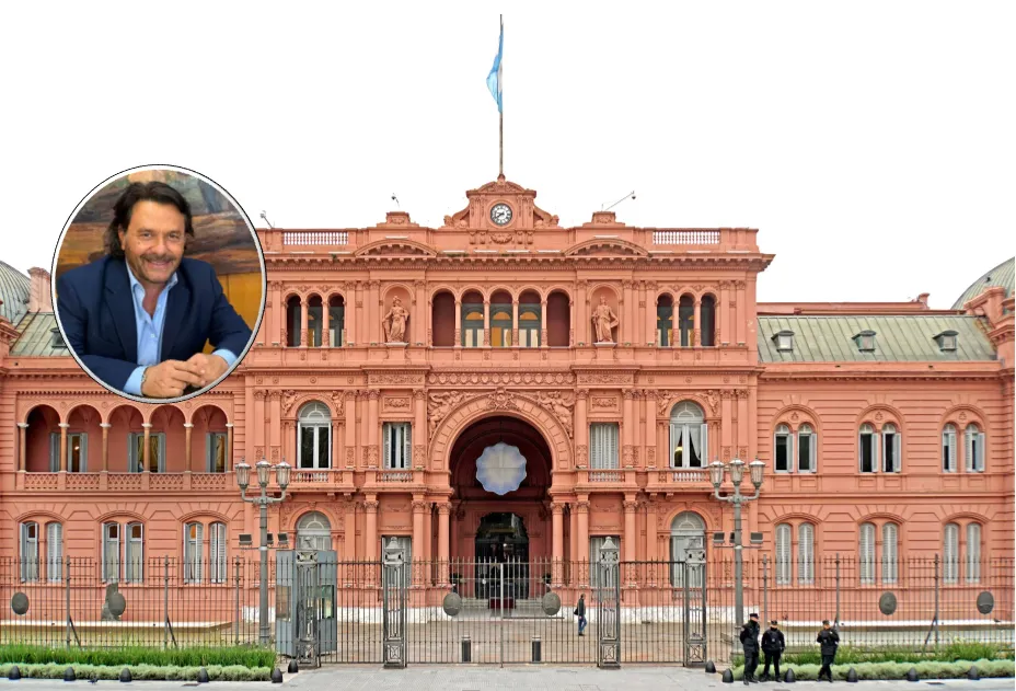 Gustavo Sáenz casa rosada