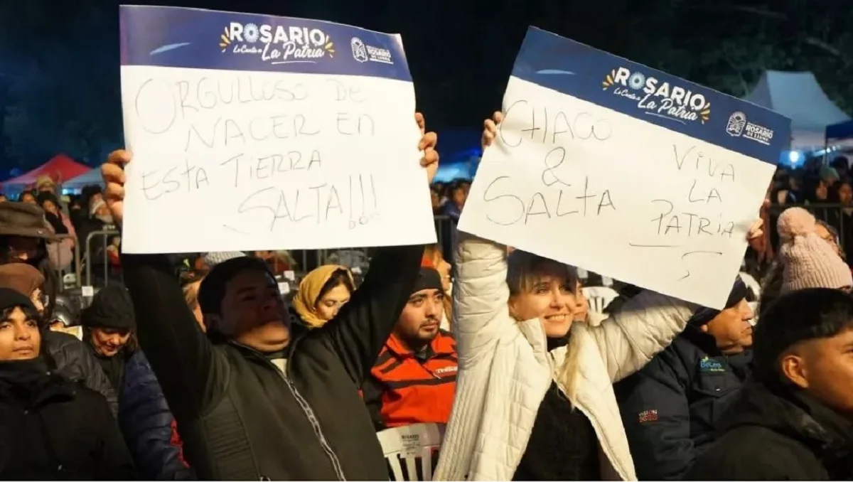 Rosario le canta a la Patria