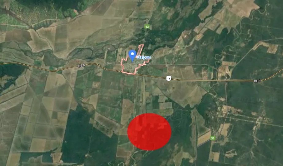 Sismo en El Galpón