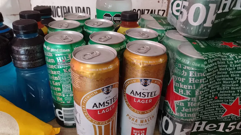 Latas cerveza
