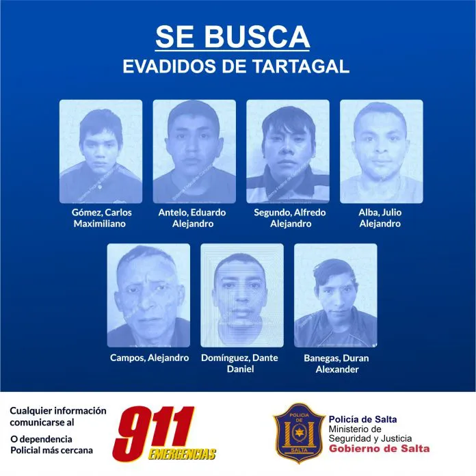 fuga de presos en Tartagal