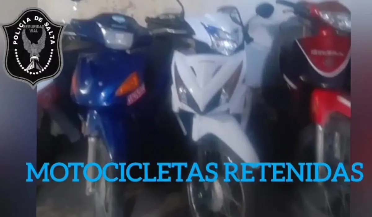 Motos retenidas