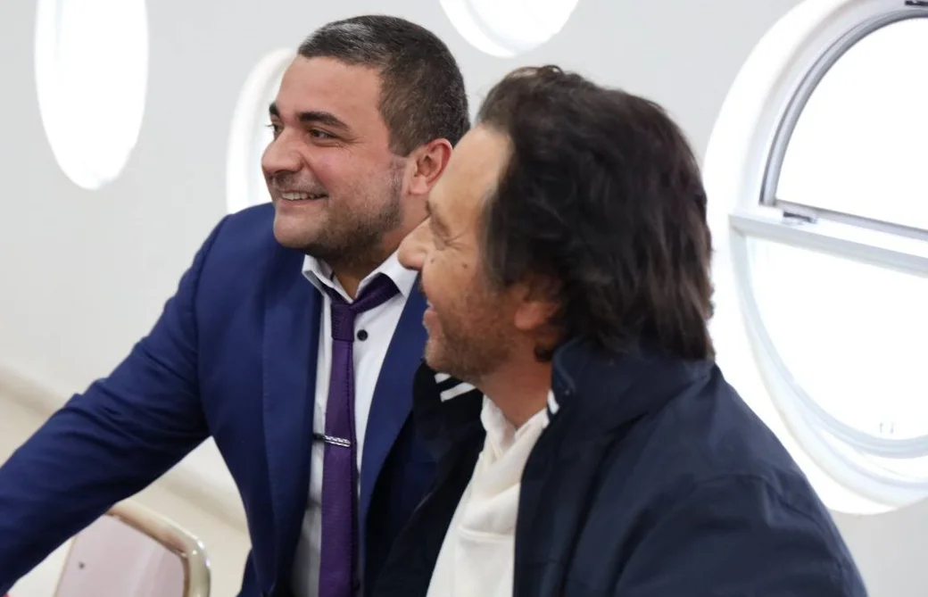 José Issa y Gustavo Sáenz