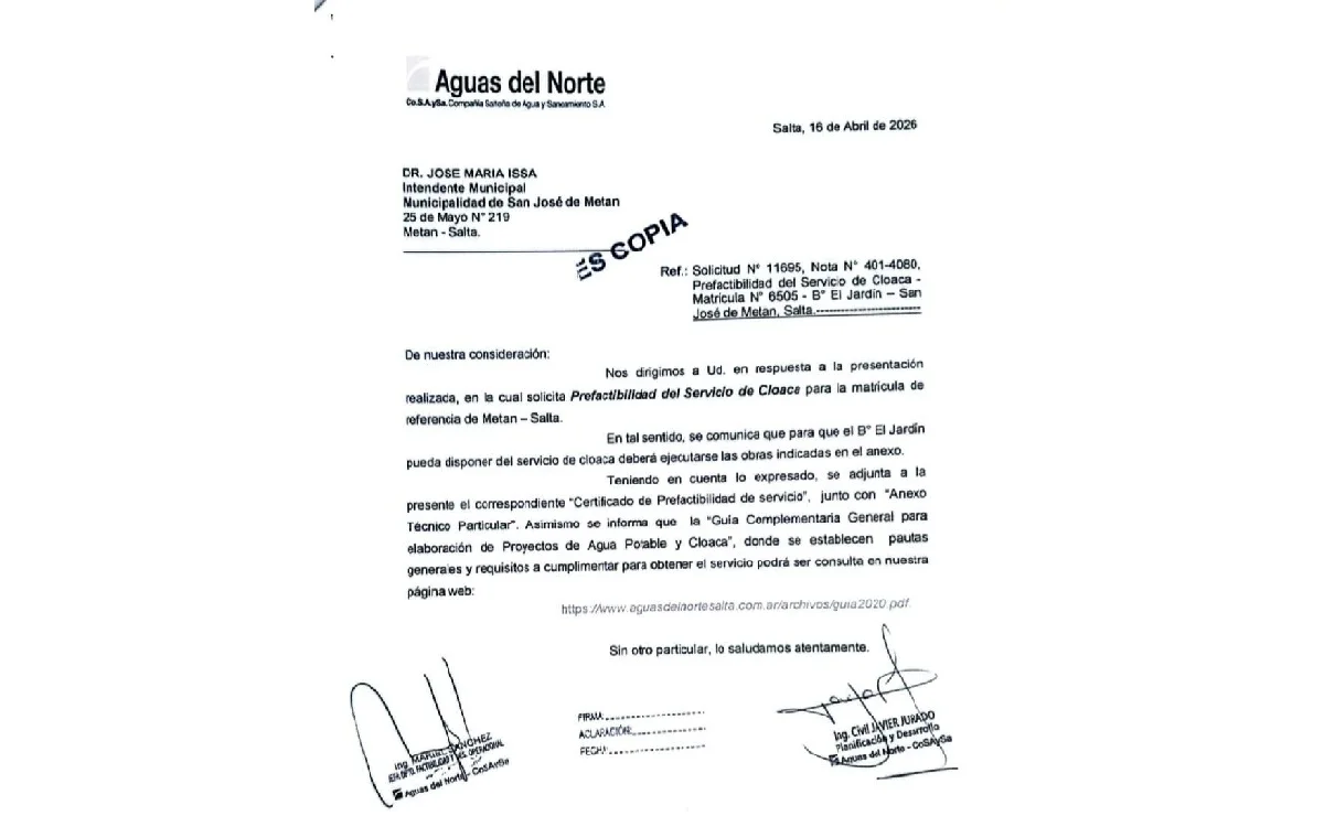 Aguas del norte