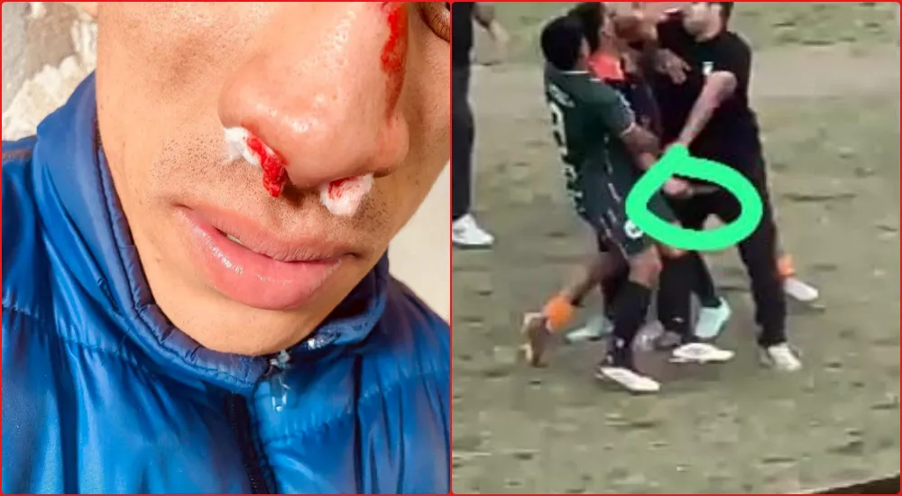 Disturbios en partido fútbol JVG