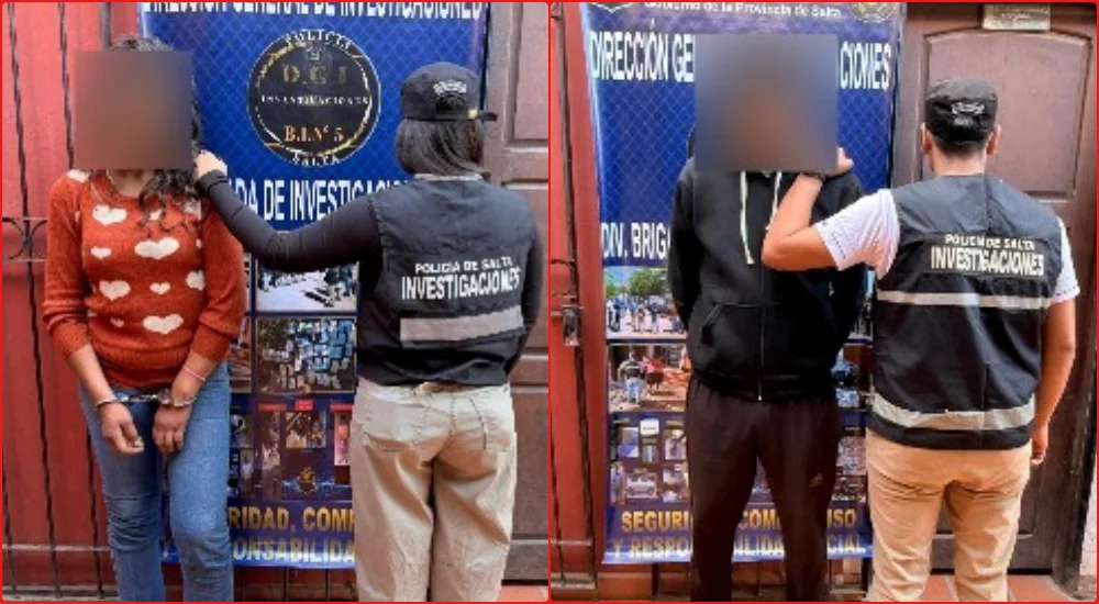 pareja detenida