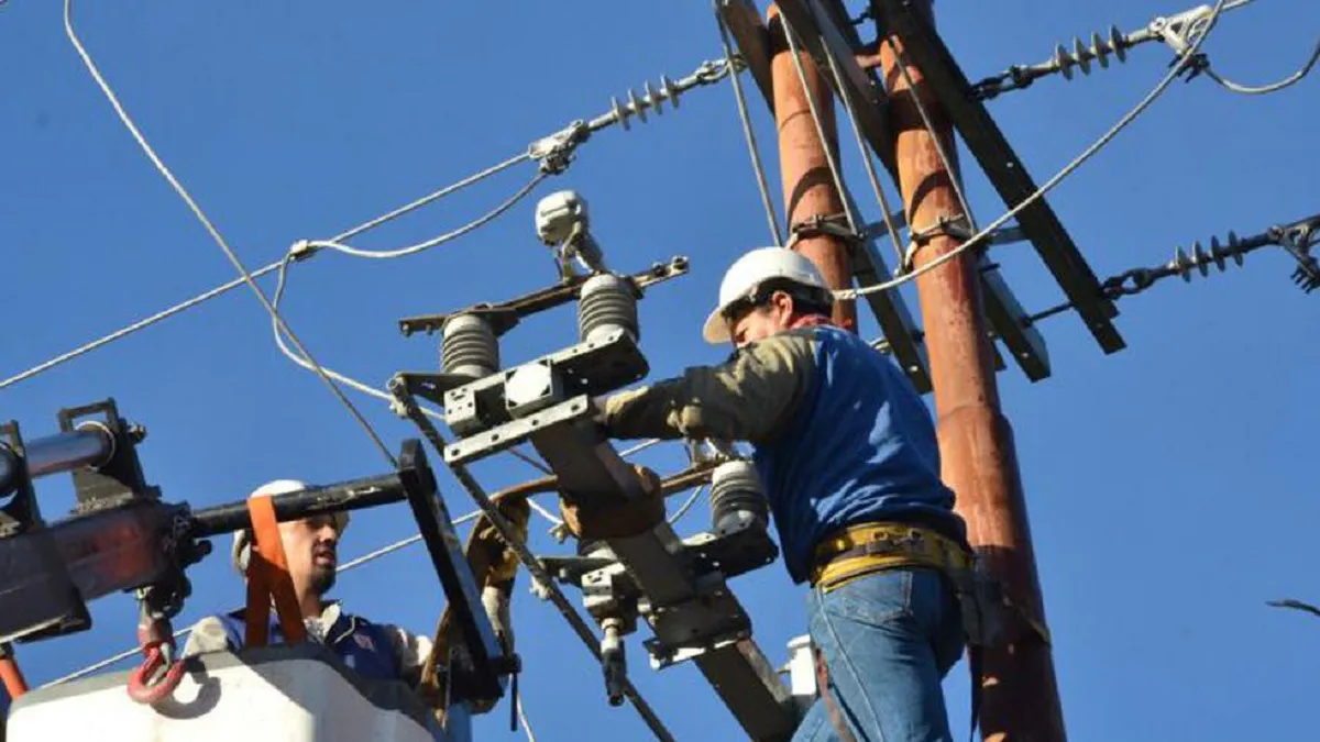 Corte programado de luz en Joaquín V. González