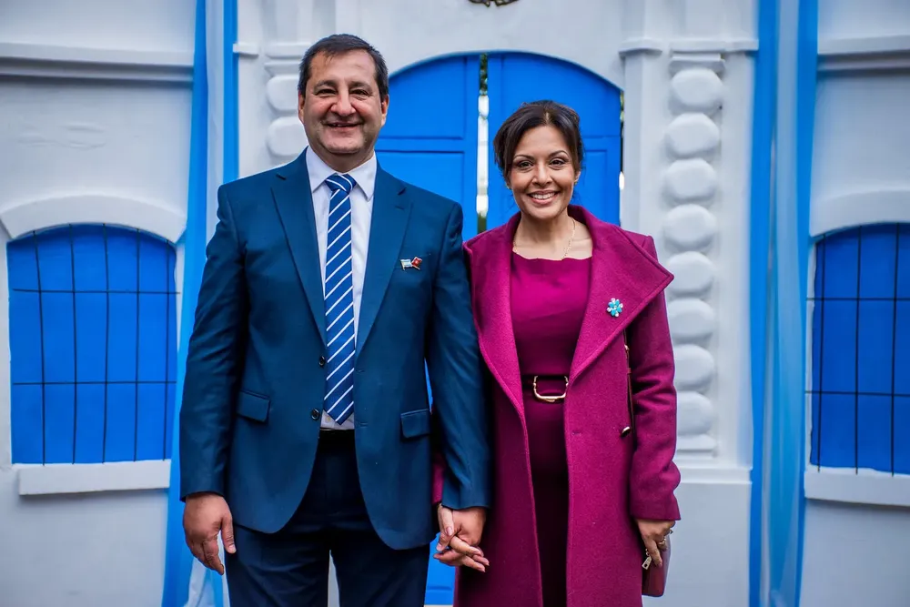 Kuldeep Singh y Kirán