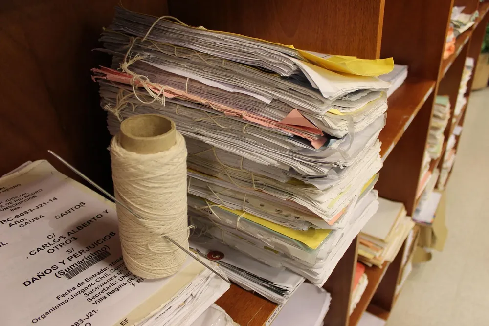 papel expedientes