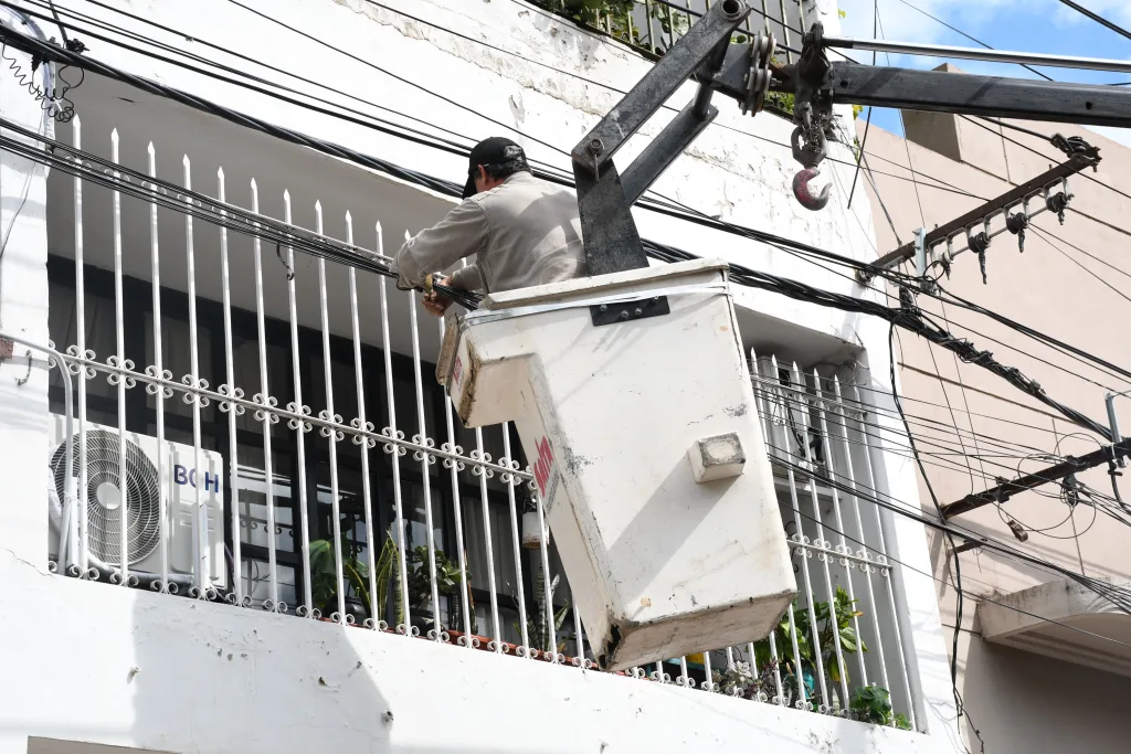 retiran cables salta